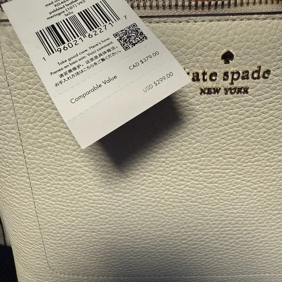 NWT Kate Spade Leila Medium Crossbody - Meringue - Picture 7 of 14
